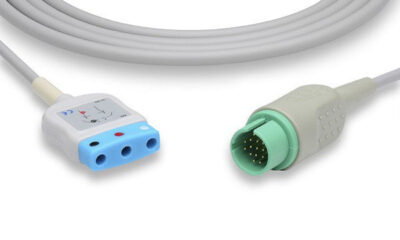 Spacelabs Compatible ECG Trunk Cable / 3 Leads