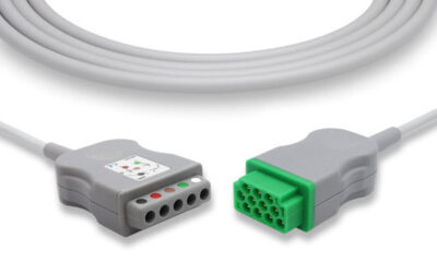 GE Healthcare > Marquette Compatible ECG Trunk Cable / 5 Leads