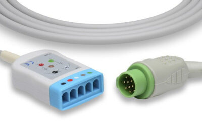 Fukuda Denshi Compatible ECG Trunk Cable / 5 Leads