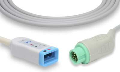 Biolight Compatible ECG Trunk Cable / 3 Leads