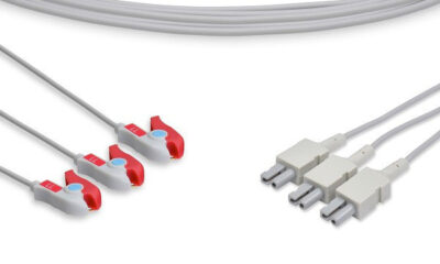 Philips Compatible ECG Leadwire / 3 Leads Pinch/Grabber