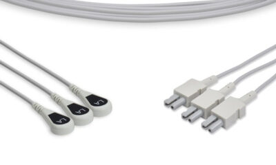 Philips Compatible ECG Leadwire / 3 Leads Snap