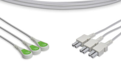 Philips Compatible ECG Leadwire / 3 Leads Snap