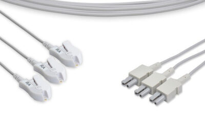 Philips Compatible ECG Leadwire / 3 Leads Pinch/Grabber