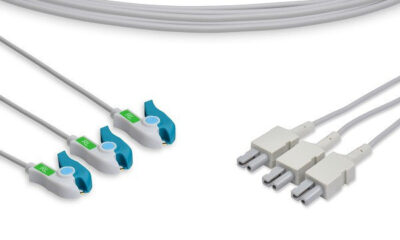 Philips Compatible ECG Leadwire / 3 Leads Pinch/Grabber