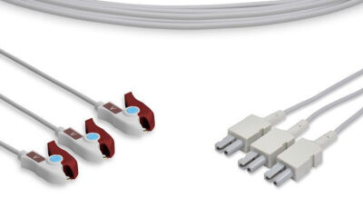 Philips Compatible ECG Leadwire / 3 Leads Pinch/Grabber