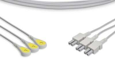Philips Compatible ECG Leadwire / 3 Leads Snap