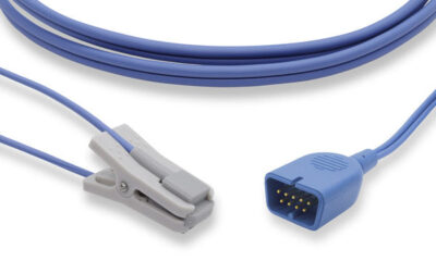 Nihon Kohden Compatible Short SpO2 Sensor / Adult Ear Clip