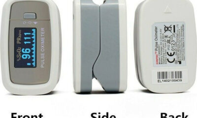 Contec CMS50D1 Fingertip Pulse Oximeter Gray