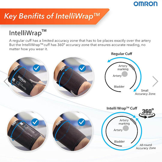 Omron Ηλεκτρονικό Πιεσόμετρο Μπράτσου με ανίχνευση Αρρυθμίας HEM-7156 - Image 5